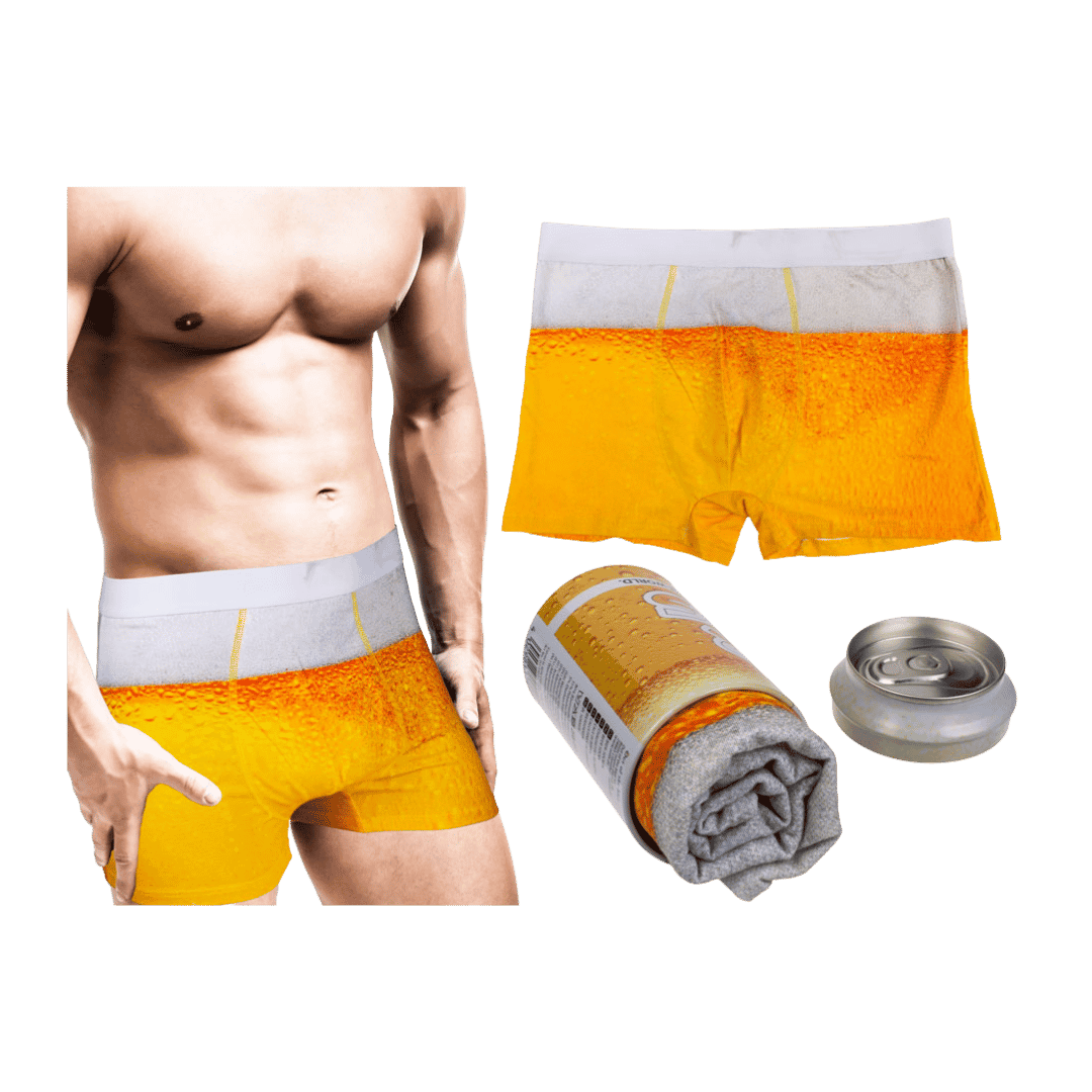 Beer Trunks – Roliga öl-kalsonger för svensexa & fest